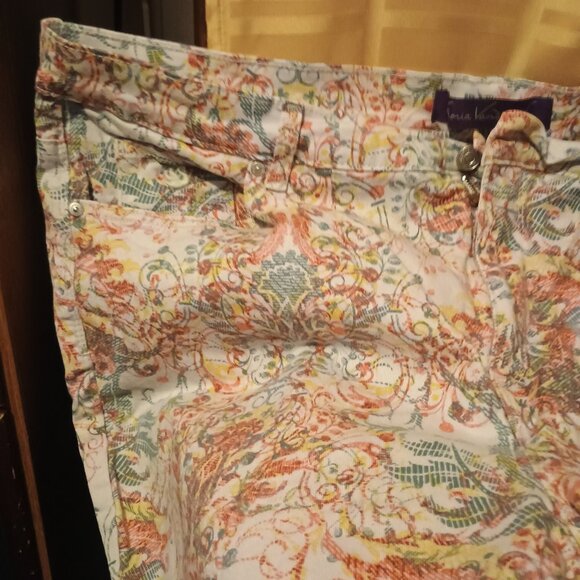 Gloria Vanderbilt Amanda Floral print jeans, size 22W - Picture 1 of 5